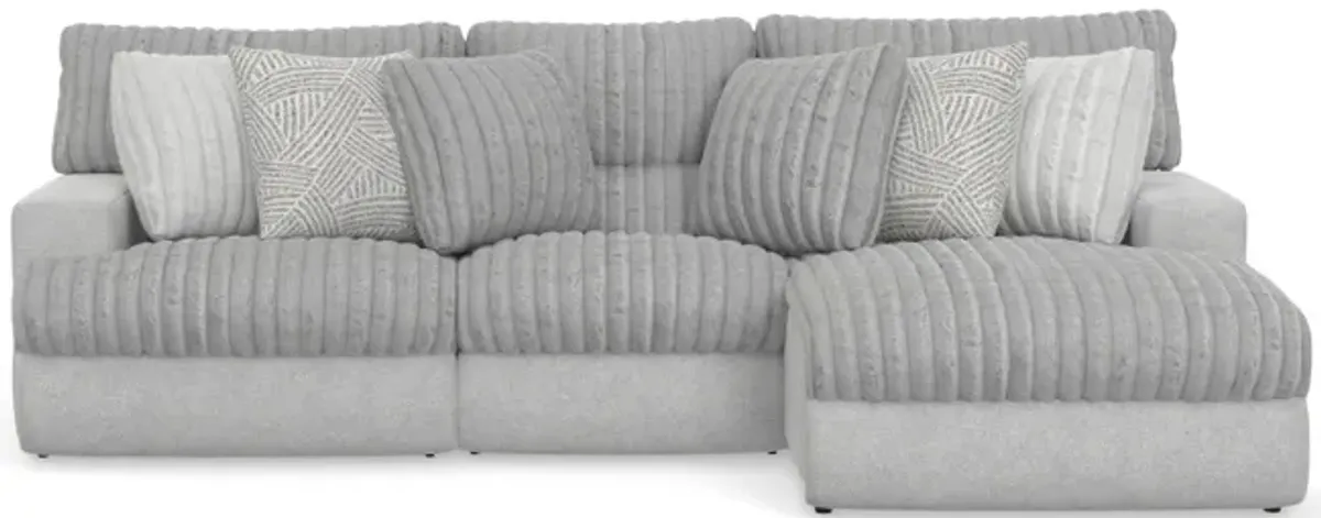 Cory 3 Piece Power Reclining Modular Sectional - Right Chaise