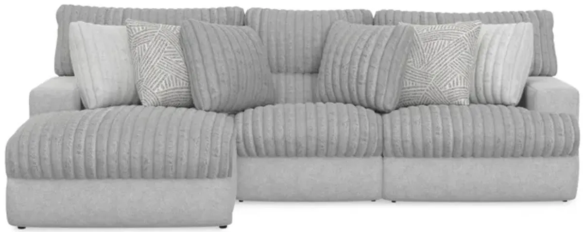 Cory 3 Piece Power Reclining Modular Sectional - Left Chaise