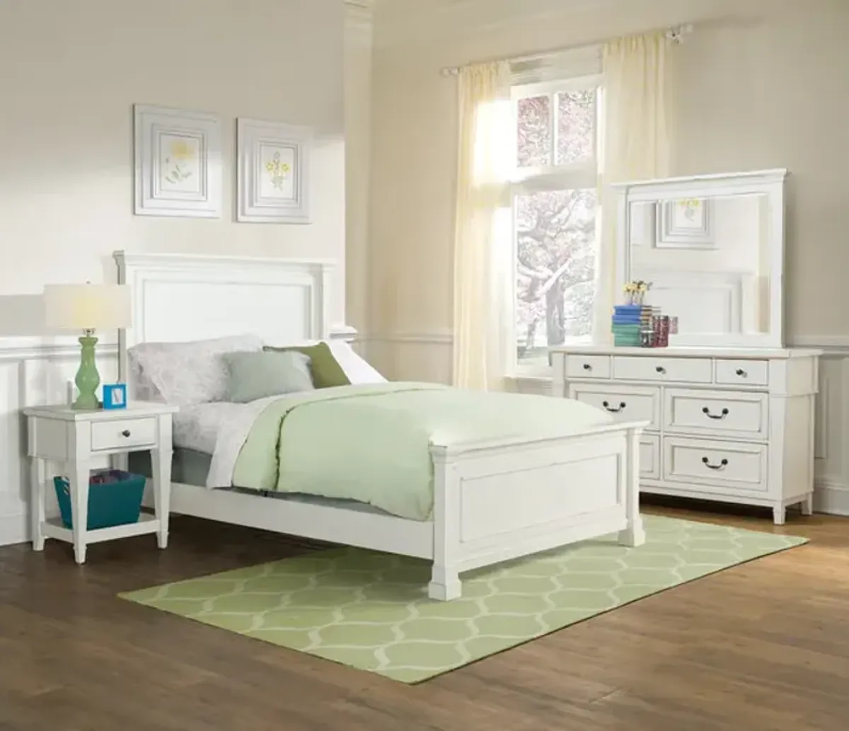 Stoney Creek Twin Bedroom Suite With 1 Drawer Nightstand
