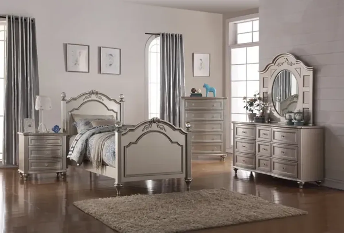 Chantilly Twin Bedroom Suite - Silver