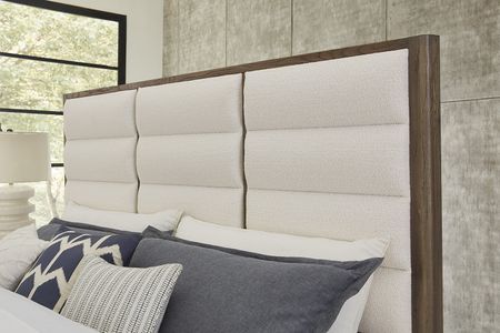 Crafted Oak King Upholstered Bedroom Suite