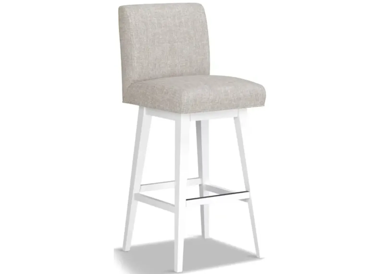 Tailormade Parsons Stool With White Base - Brown