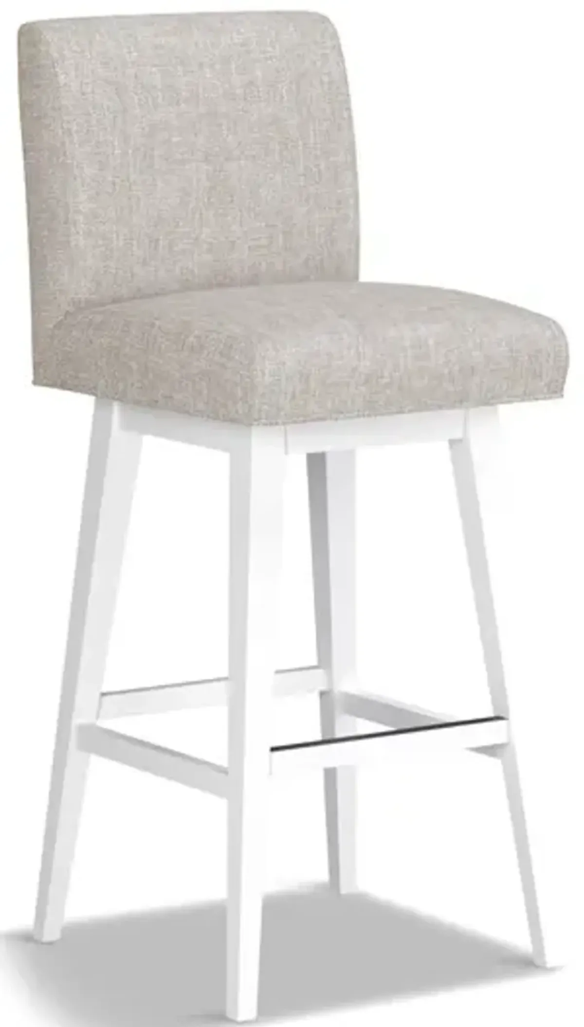 Tailormade Parsons Stool With White Base - Brown