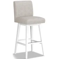 Tailormade Parsons Stool With White Base - Brown