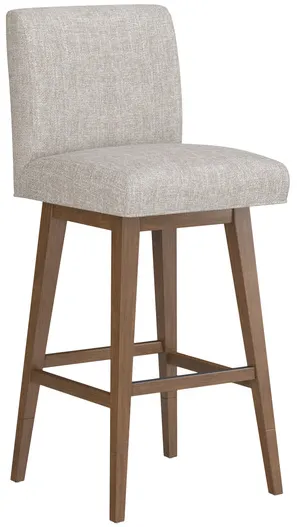 Tailormade Parsons Stool With Brown Base - Brown