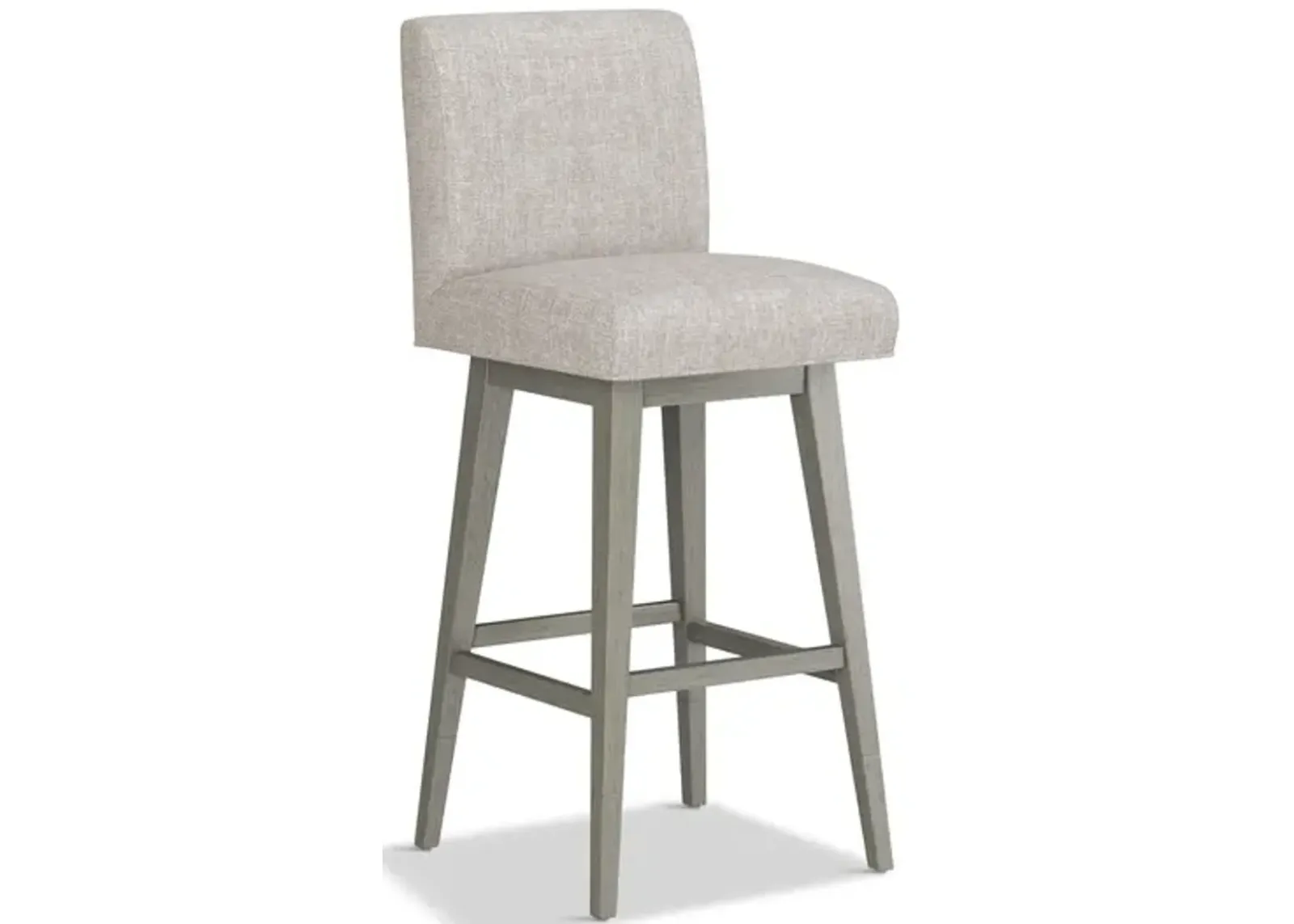 Tailormade Parsons Stool With Grey Base - Brown