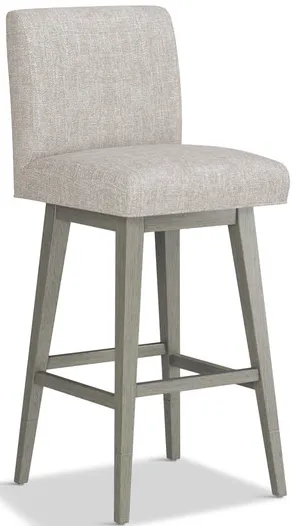 Tailormade Parsons Stool With Grey Base - Brown