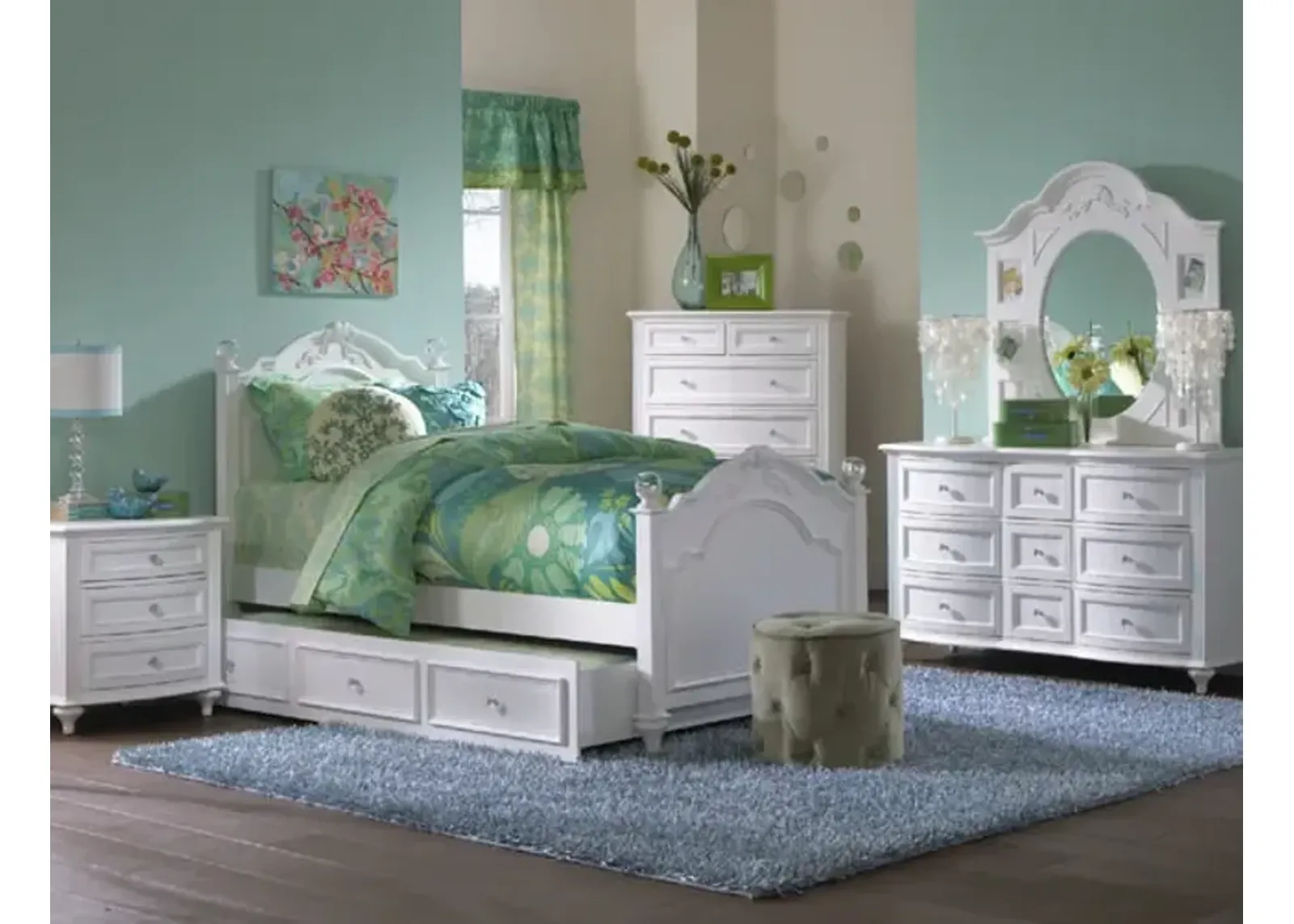 Chantilly Twin Bedroom Suite - White