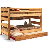 Bunkhouse Montana Sky F F Bunk Bed With Trundle