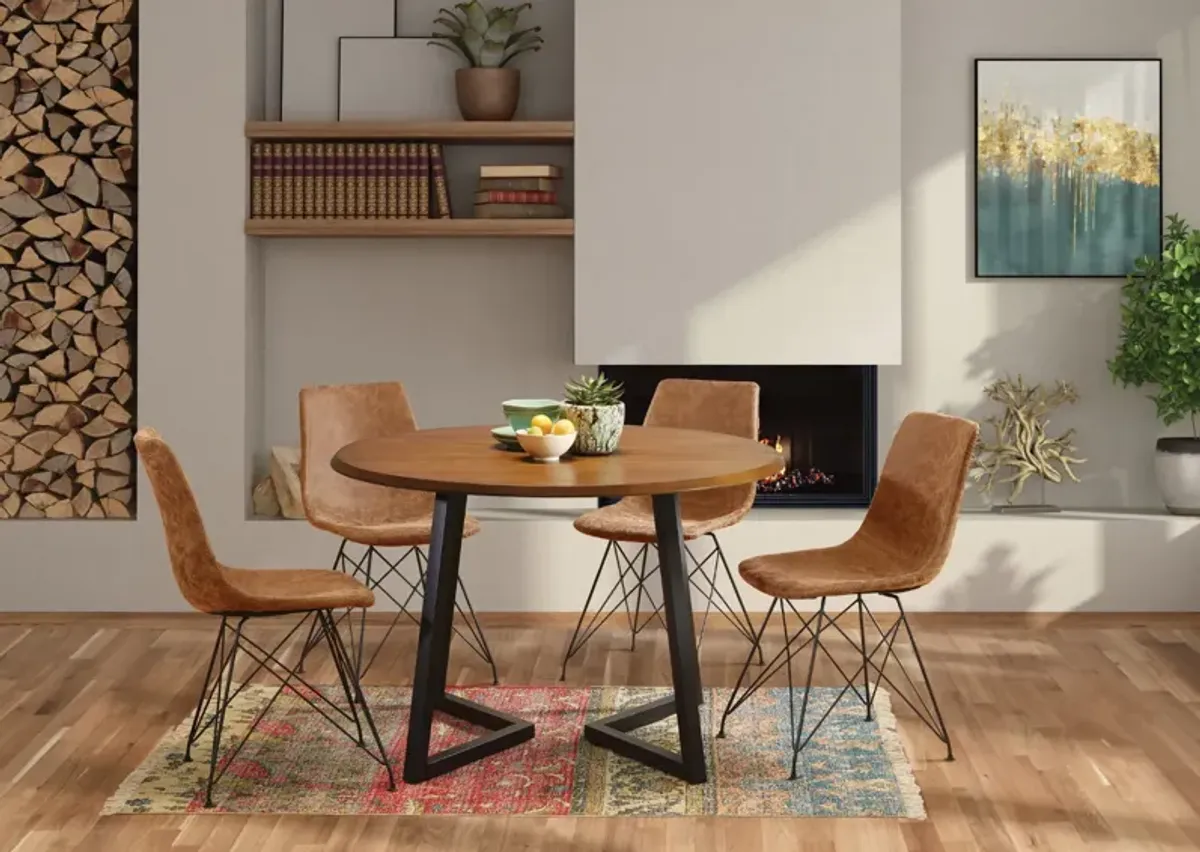 Trenton Round Dining Table With 4 Chairs