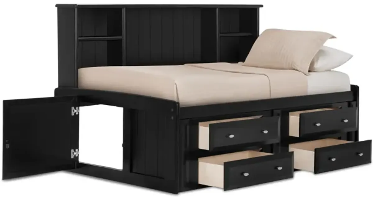 Laguna Twin Roomsaver Bed - Black Cherry