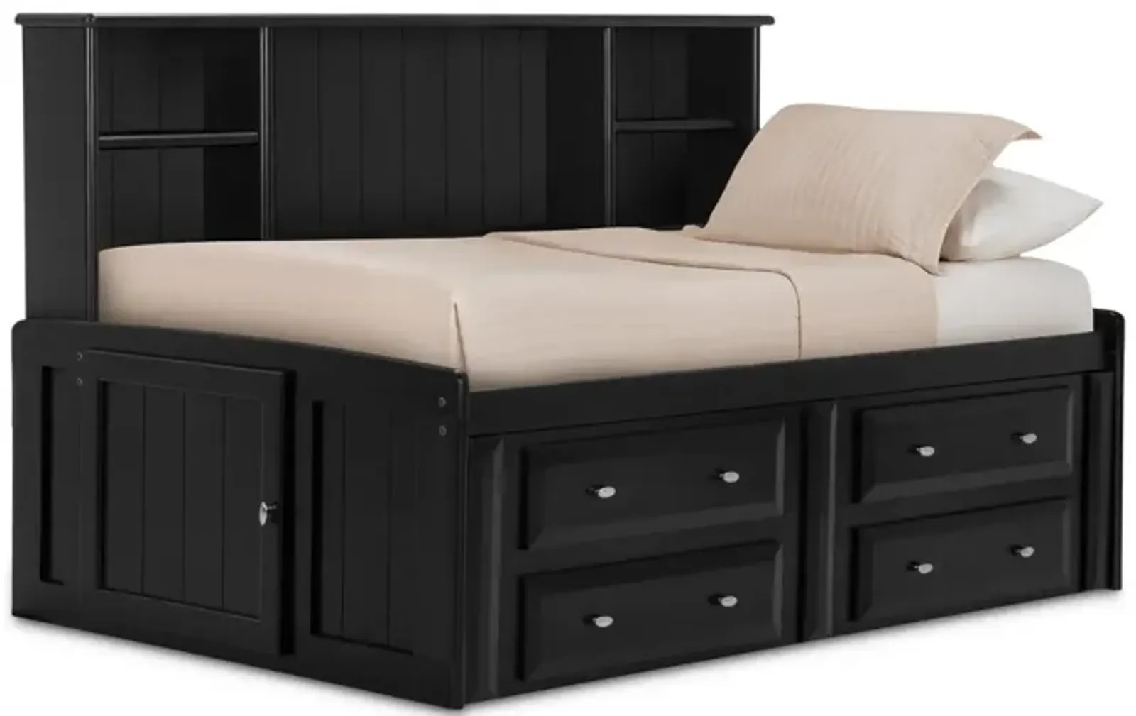 Laguna Twin Roomsaver Bed - Black Cherry