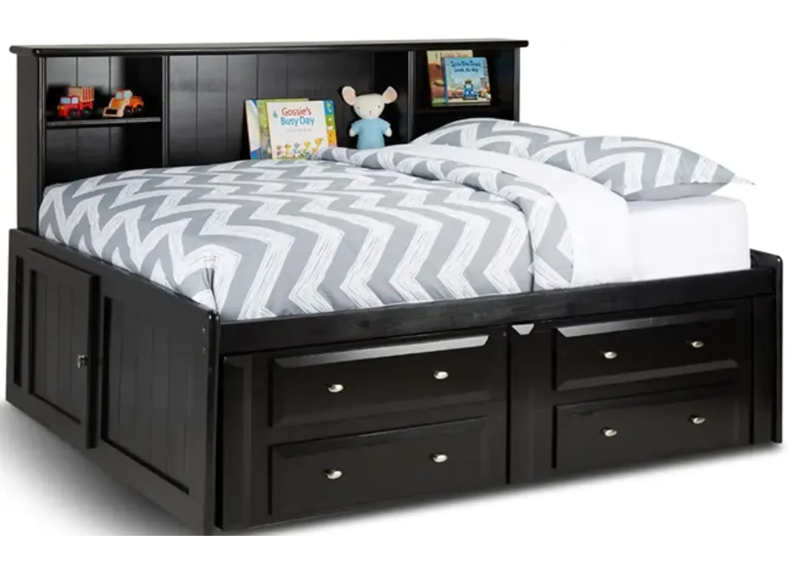 Laguna Full Roomsaver Bed - Black Cherry