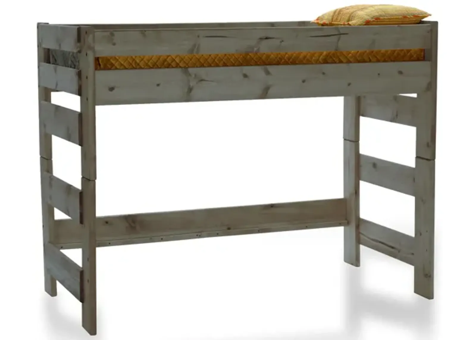 Bunkhouse Wrangler Twin Loft Bed - Driftwood