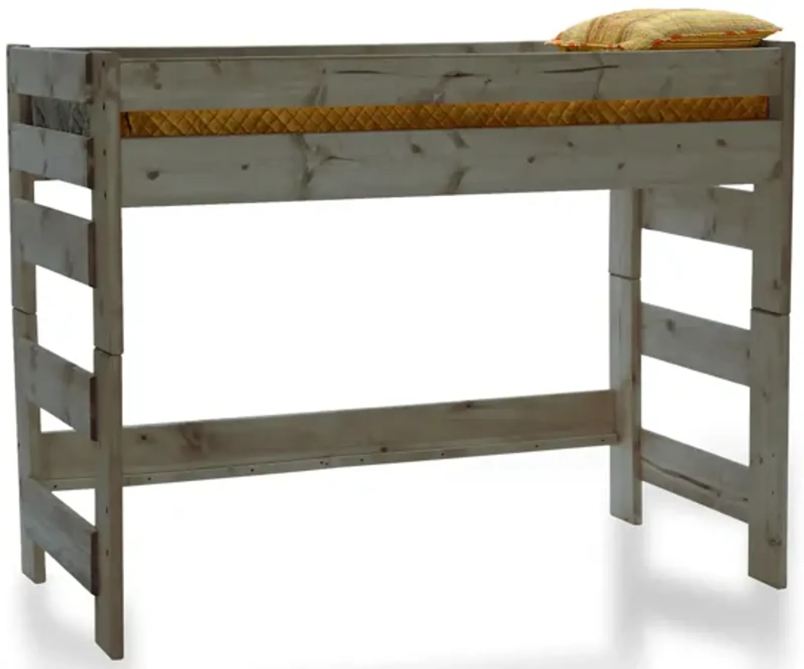 Bunkhouse Wrangler Twin Loft Bed - Driftwood