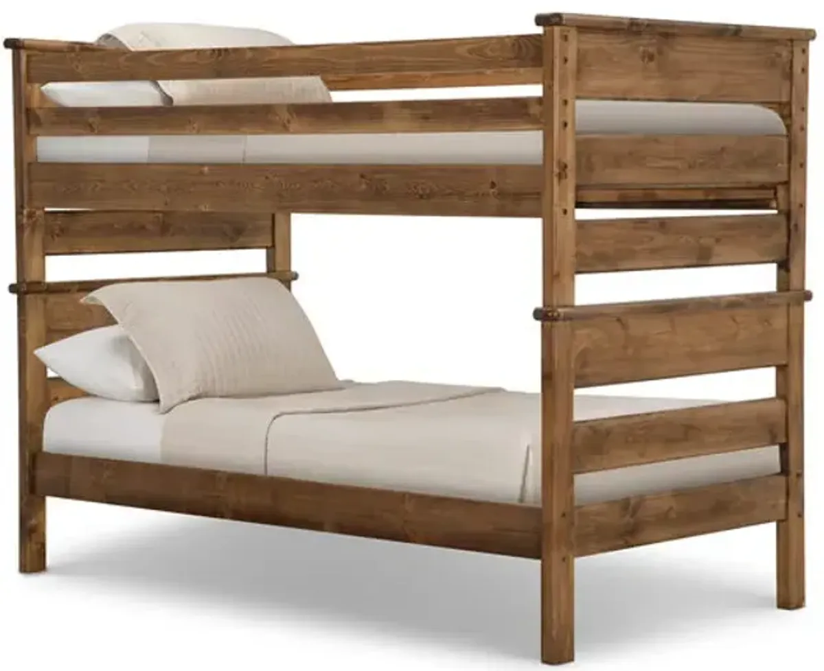 Laguna T T Bunk Bed - American Chestnut