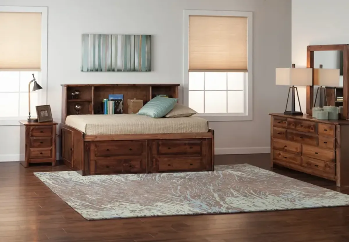 Laguna Twin Roomsaver Bed - American Chestnut