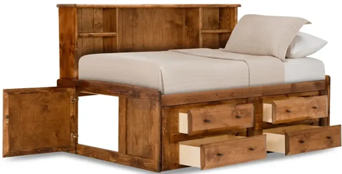 Laguna Twin Roomsaver Bed - American Chestnut