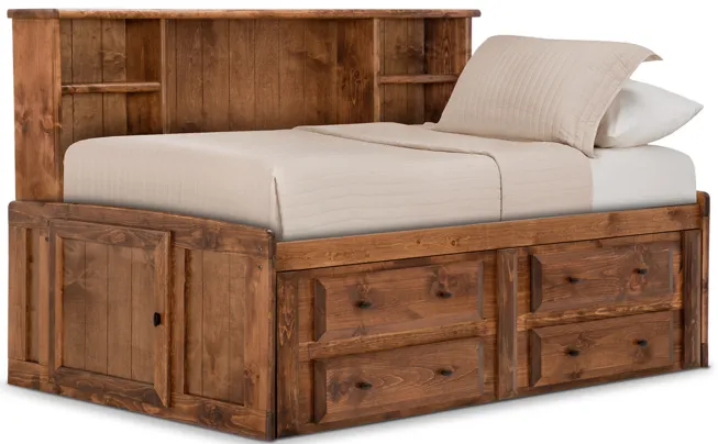 Laguna Twin Roomsaver Bed - American Chestnut