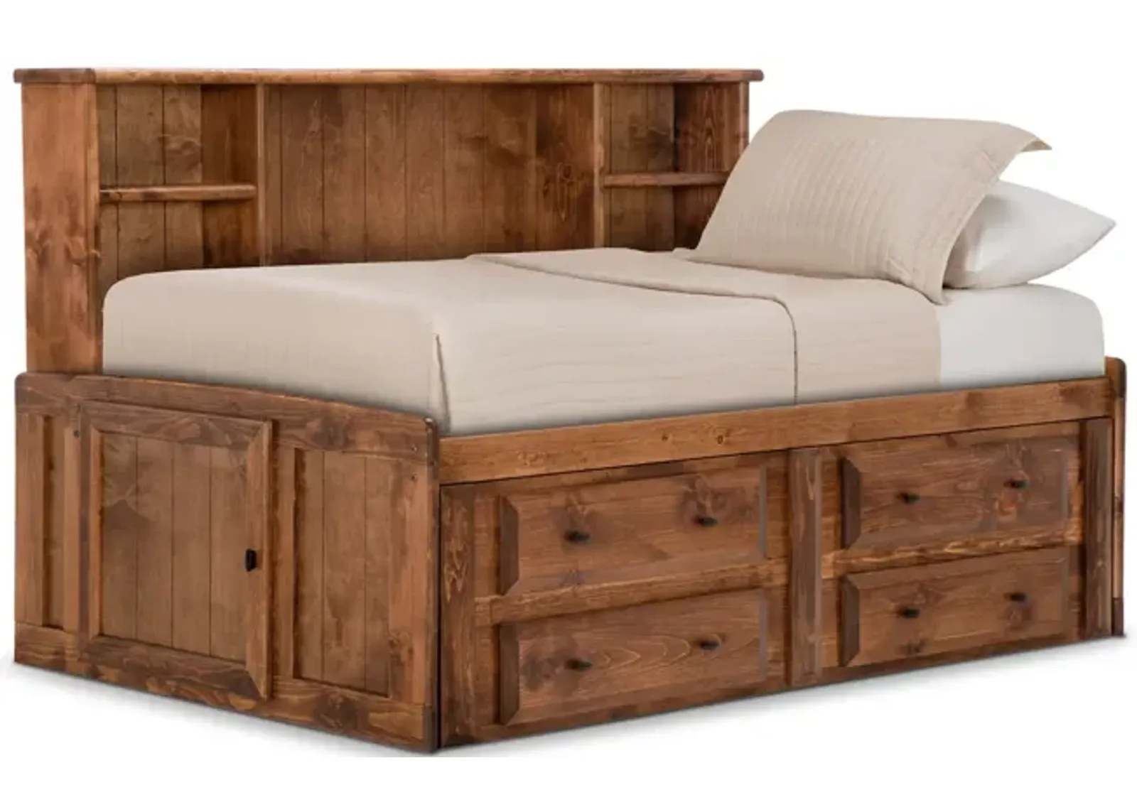 Laguna Twin Roomsaver Bed - American Chestnut