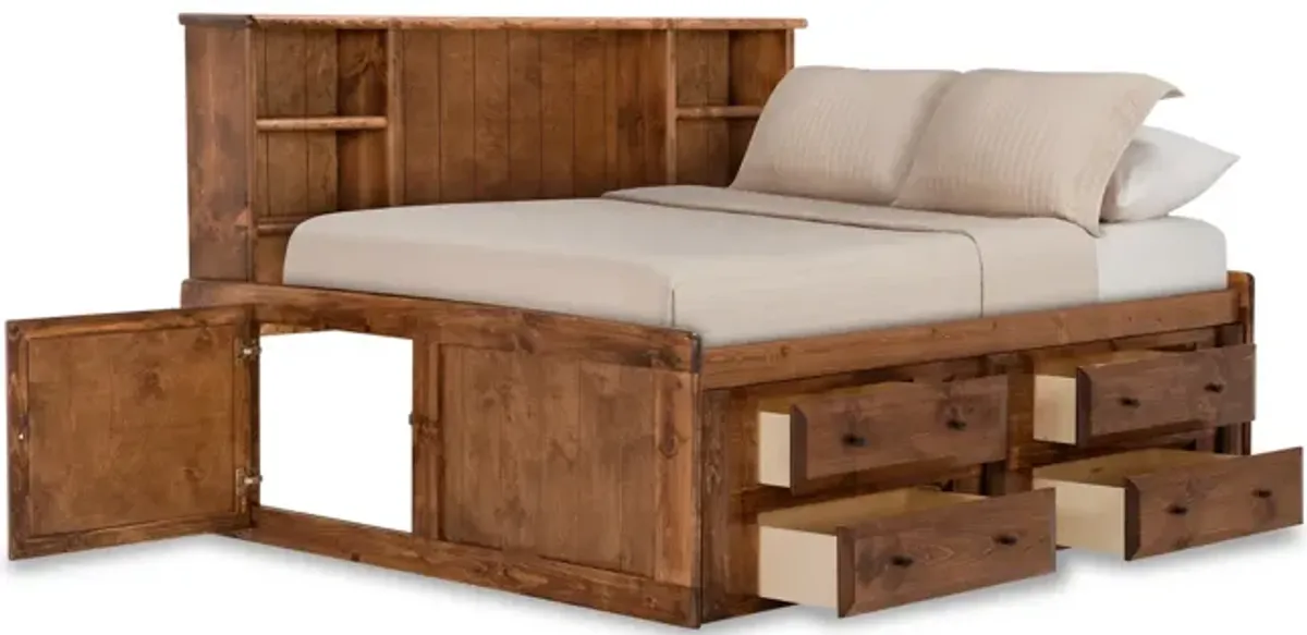 Laguna Full Roomsaver Bed - American Chestnut