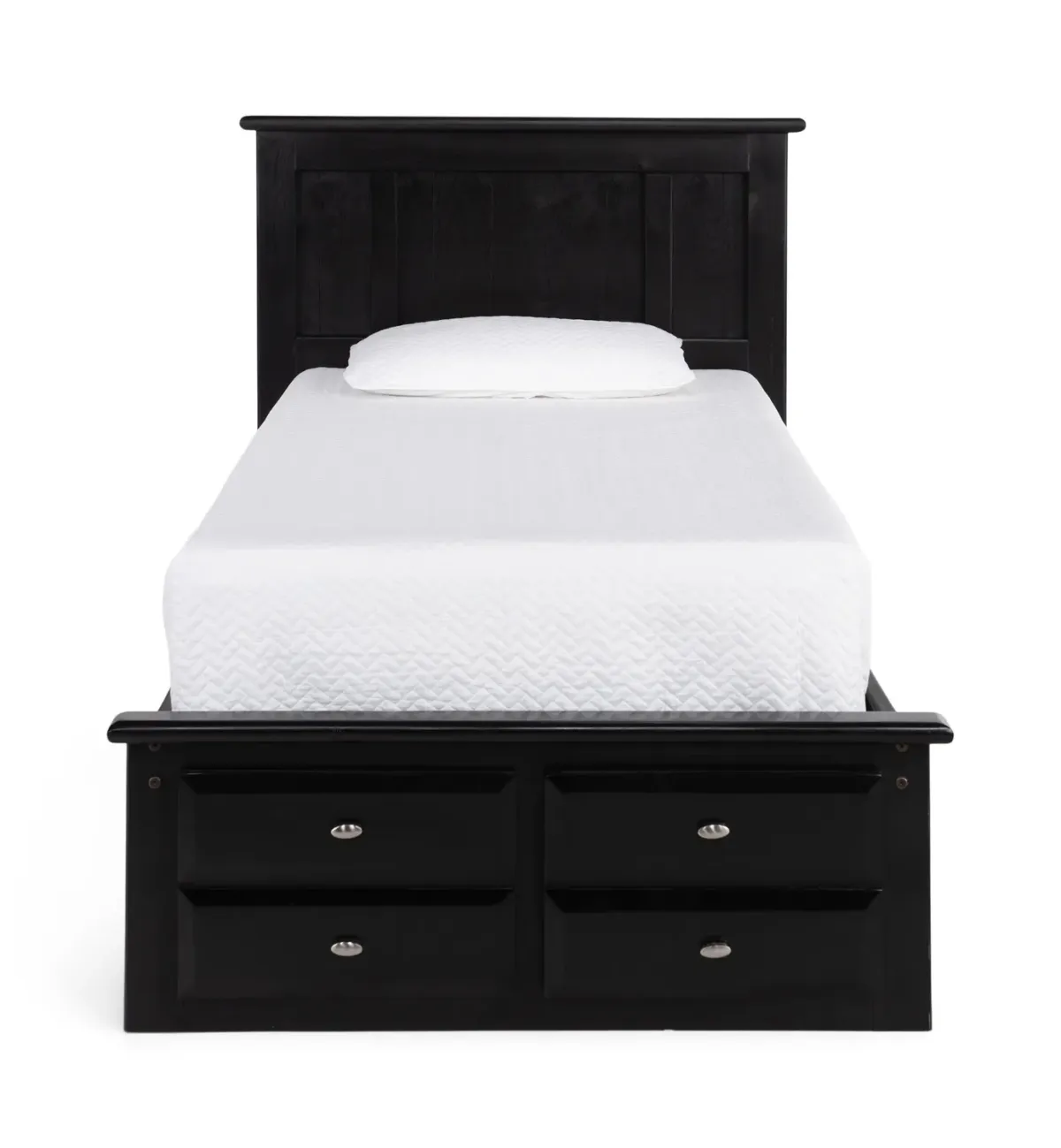 Laguna Twin Platform Storage Bed - Black Cherry