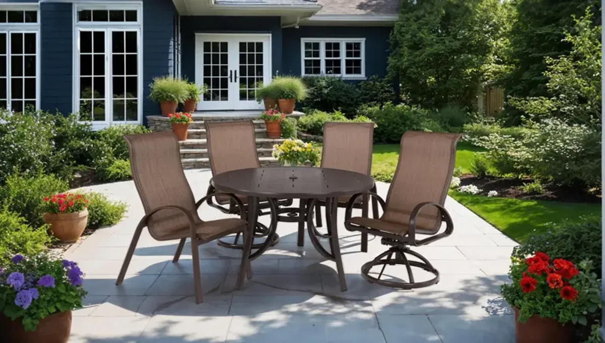 Edgewater 5 Piece Patio Dining Set