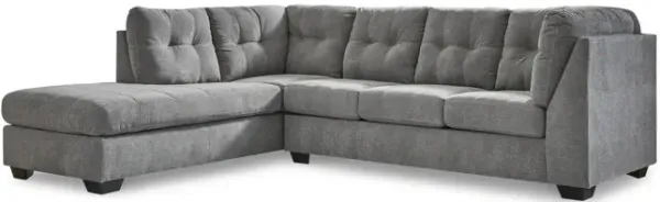 Cassidy Sectional with Left Chaise - Grey