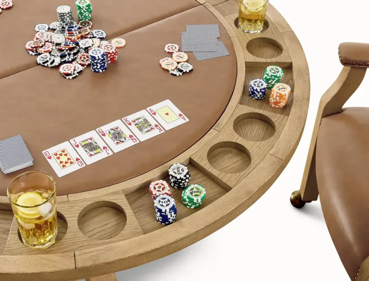 Rylie Round Table With Removable Game Top