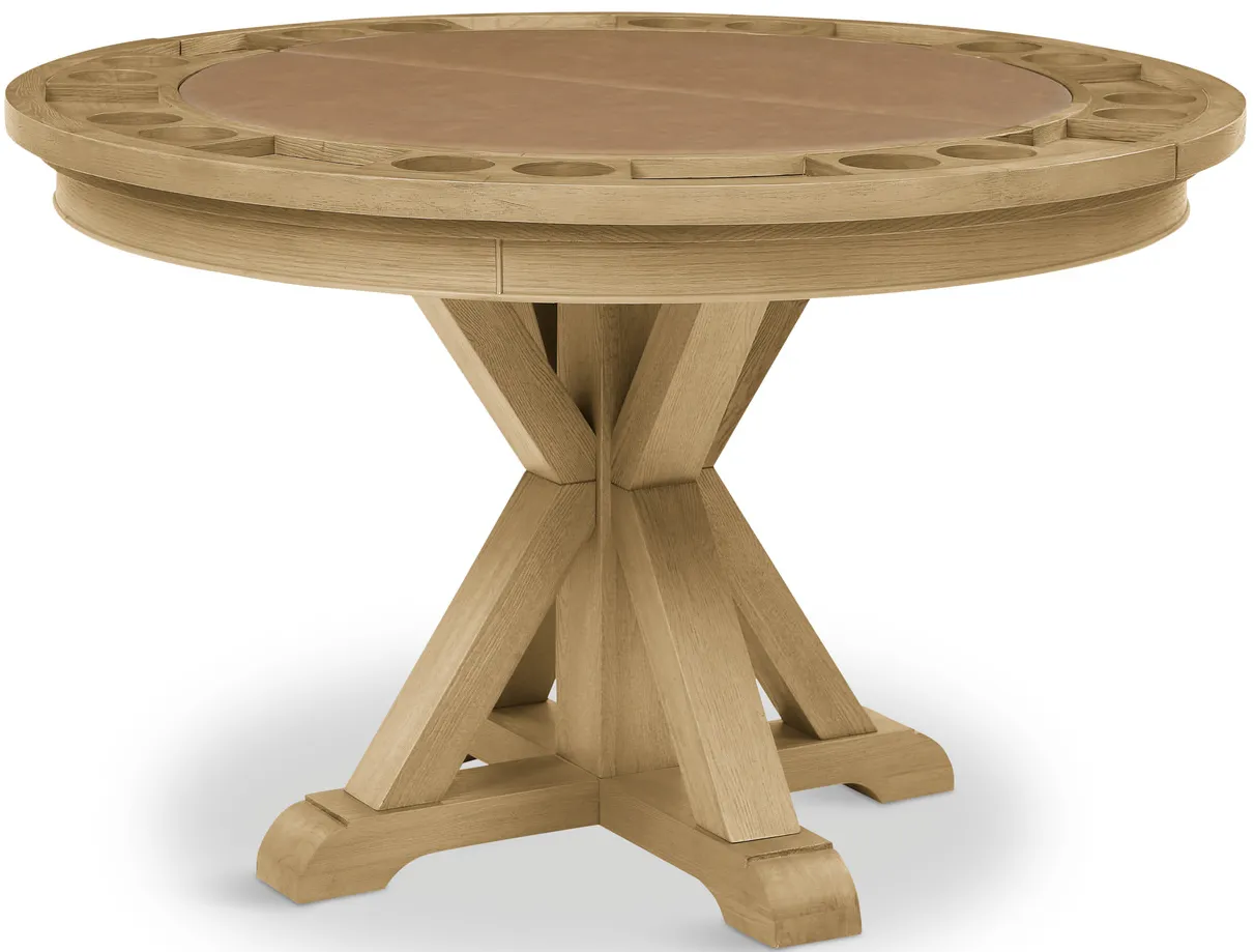 Rylie 48  Round Game Table With Removable Game Top