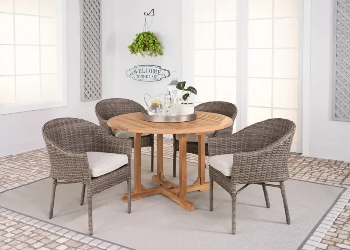 Birch Cove London 5 Piece Patio Dining Set