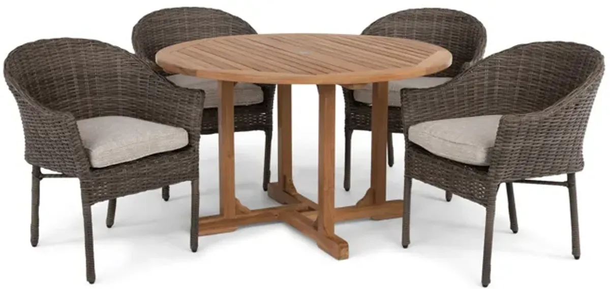 Birch Cove London 5 Piece Patio Dining Set