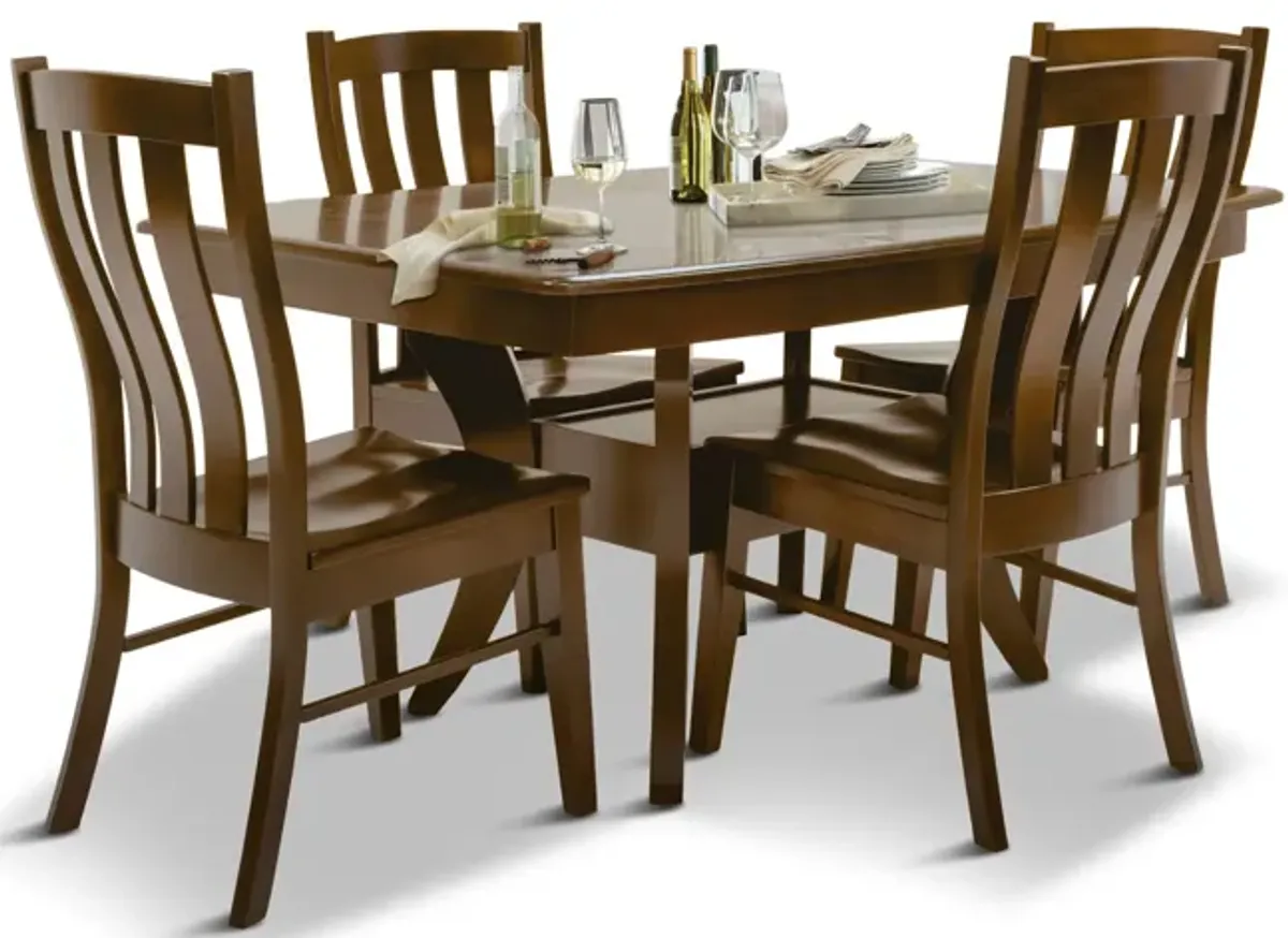 Covina Table With 4 Covina Homestead Chairs