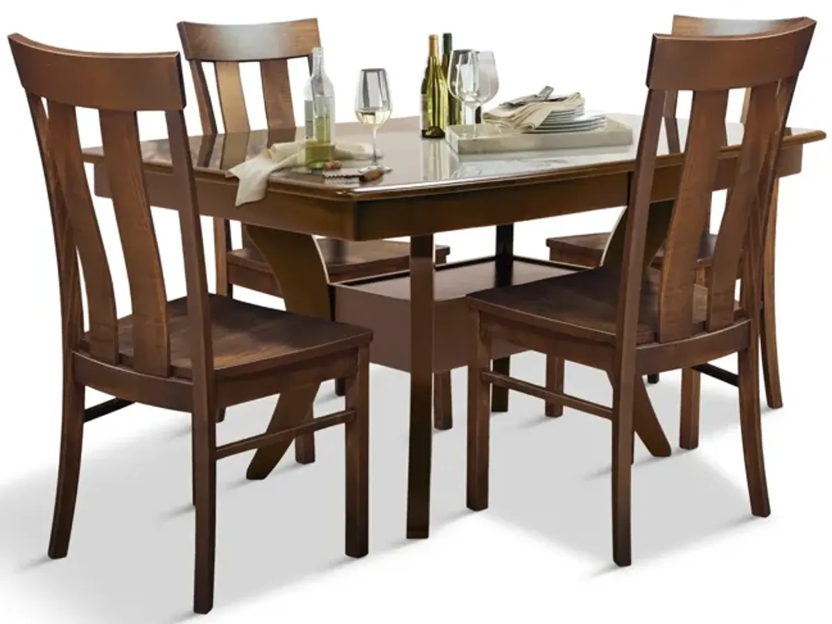 Covina Table With 4 Covina Homestead Chairs