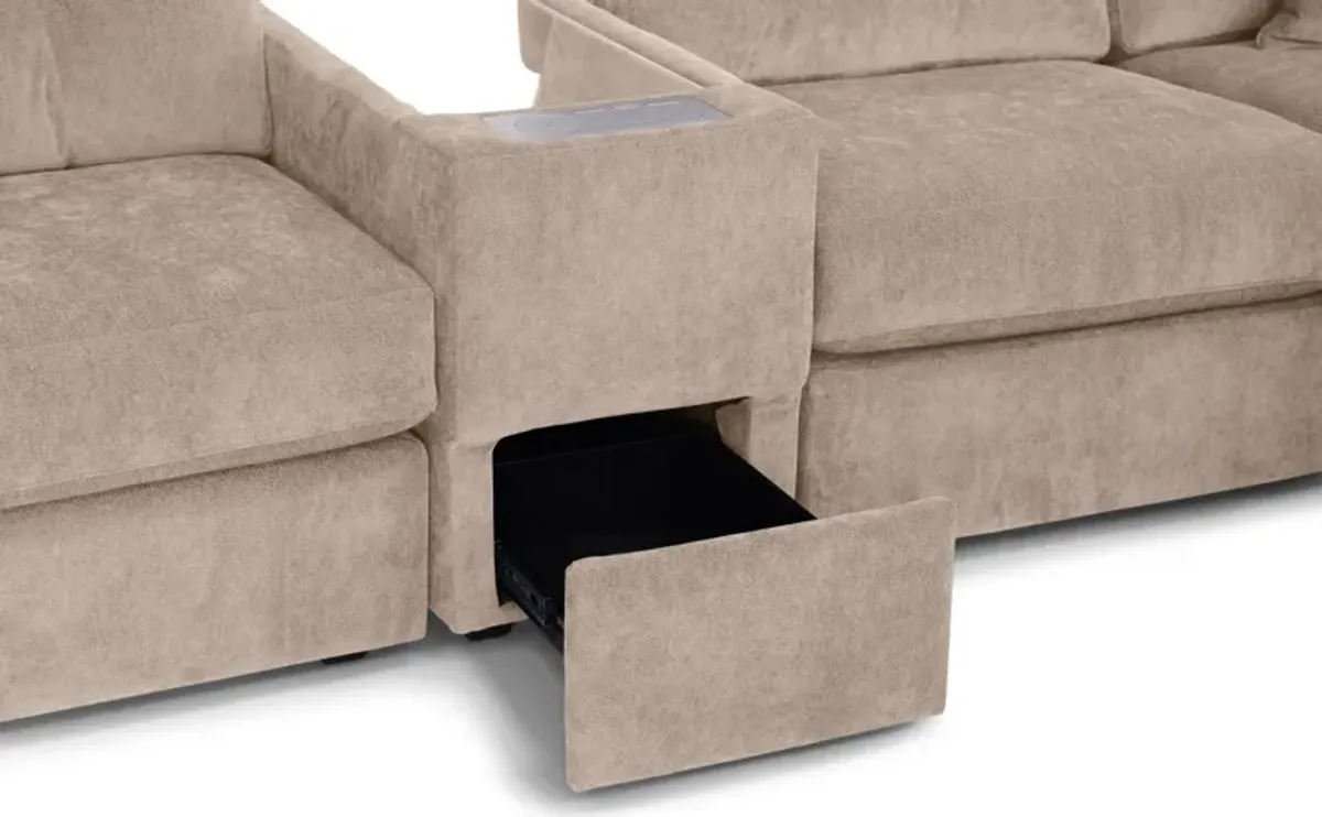 ModularOne 7 Piece Sectional - Stone