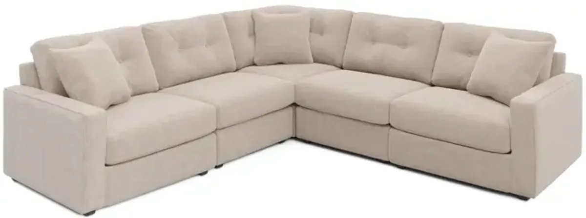 ModularOne 5 Piece Sectional - Stone