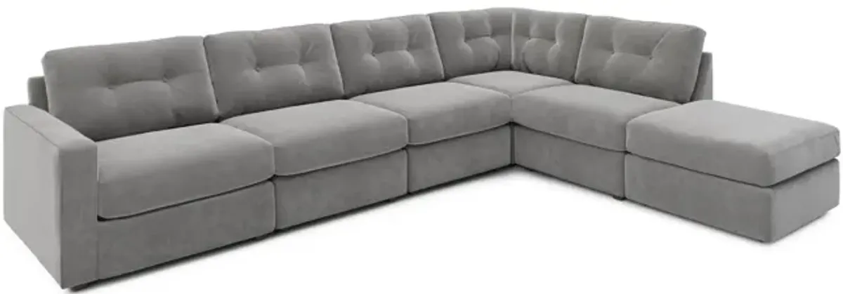 ModularOne 6 Piece Sectional - Granite