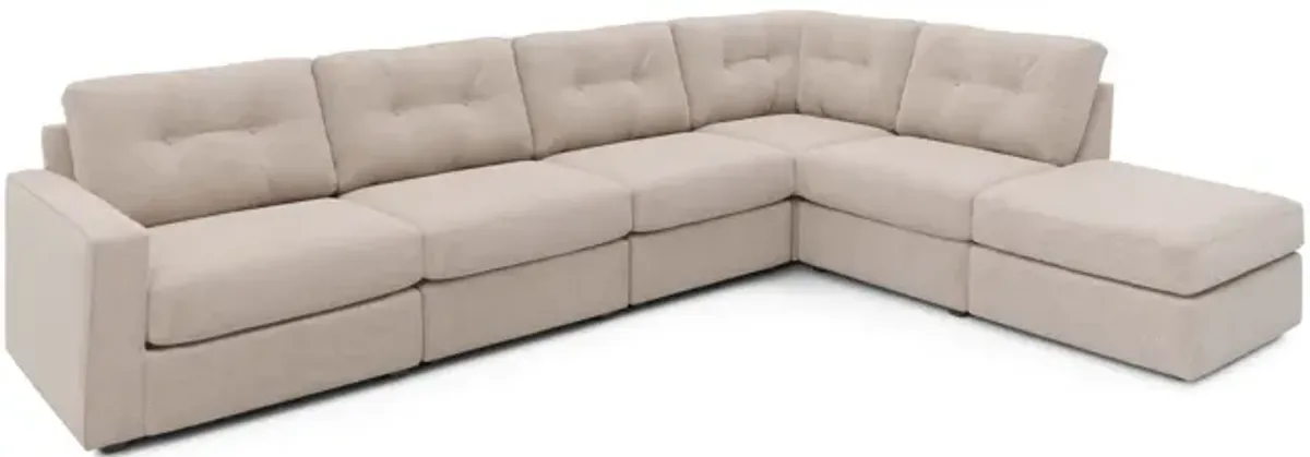 ModularOne 6 Piece Sectional - Stone