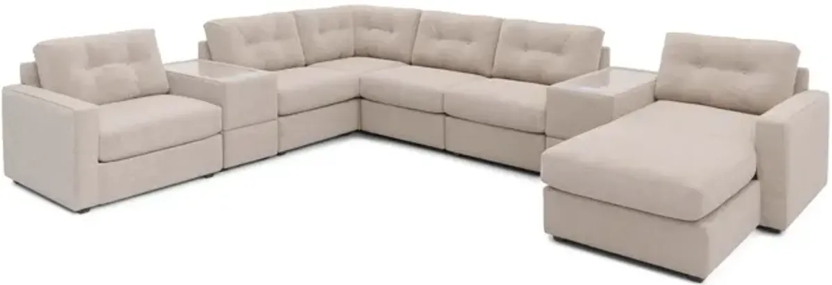 ModularOne 8 Piece Sectional - Stone