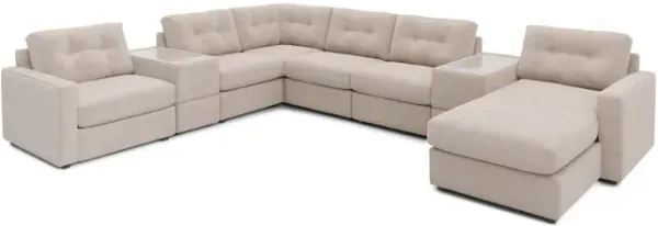 ModularOne 8 Piece Sectional - Stone