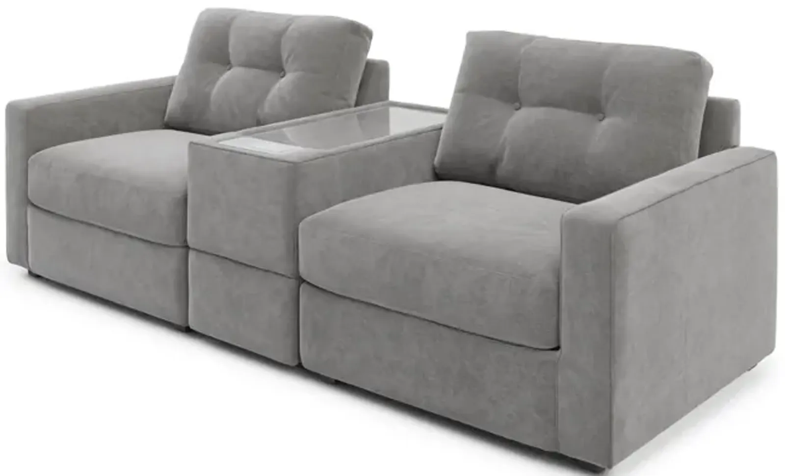 ModularOne 3 Piece Sectional - Granite