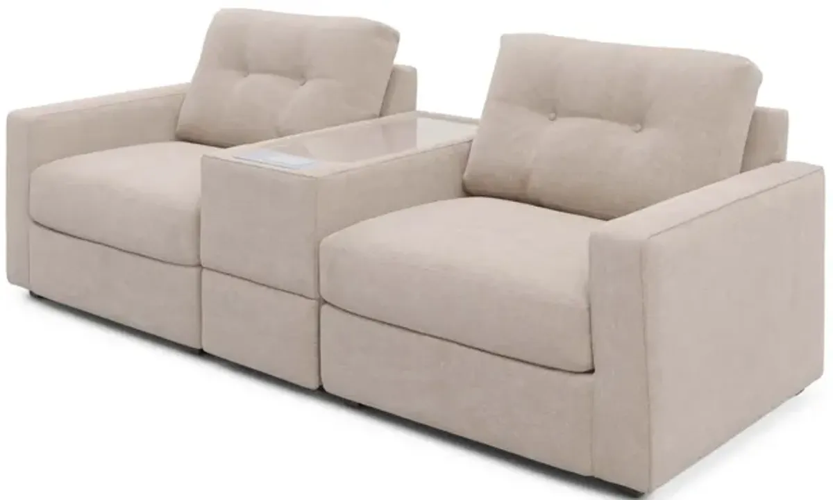 ModularOne 3 Piece Sectional - Stone