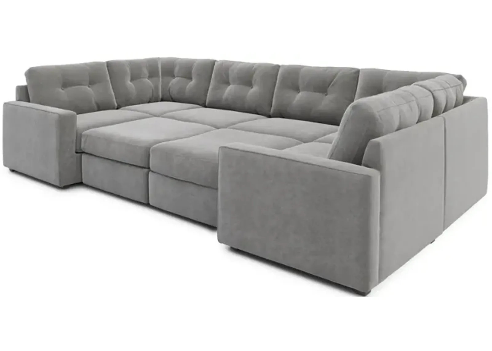 ModularOne 8 Piece Sectional - Granite