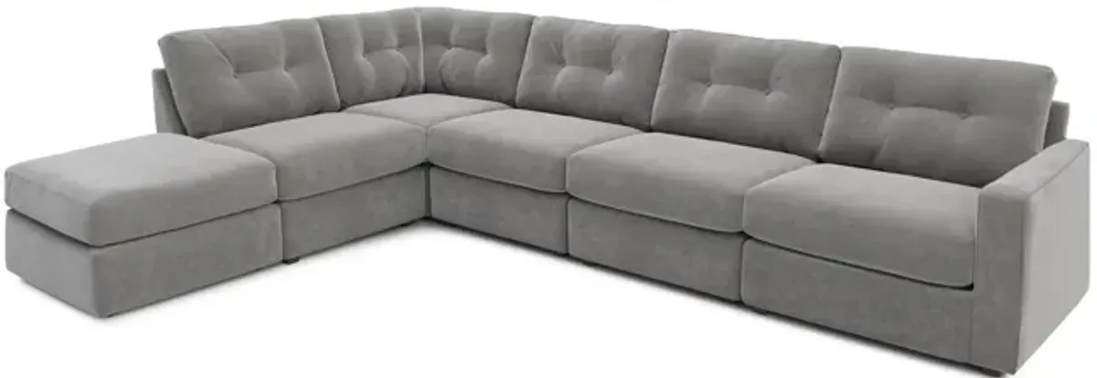 ModularOne 6 Piece Sectional - Granite