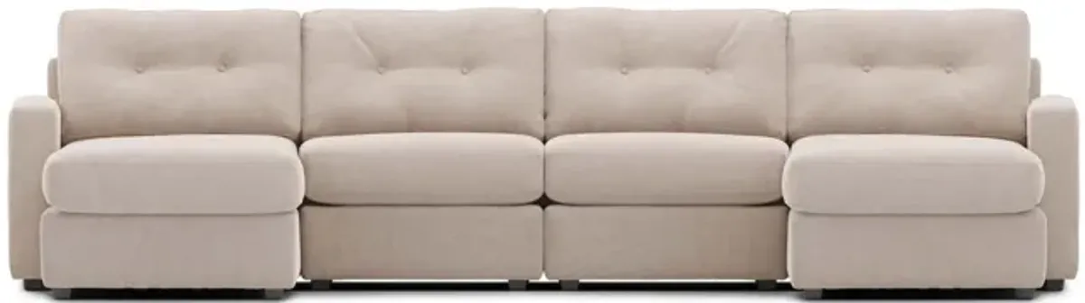 ModularOne 4 Piece Sectional - Stone