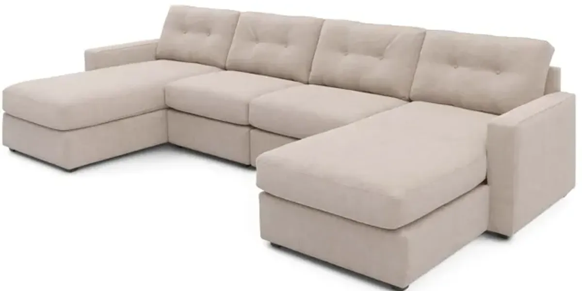 ModularOne 4 Piece Sectional - Stone