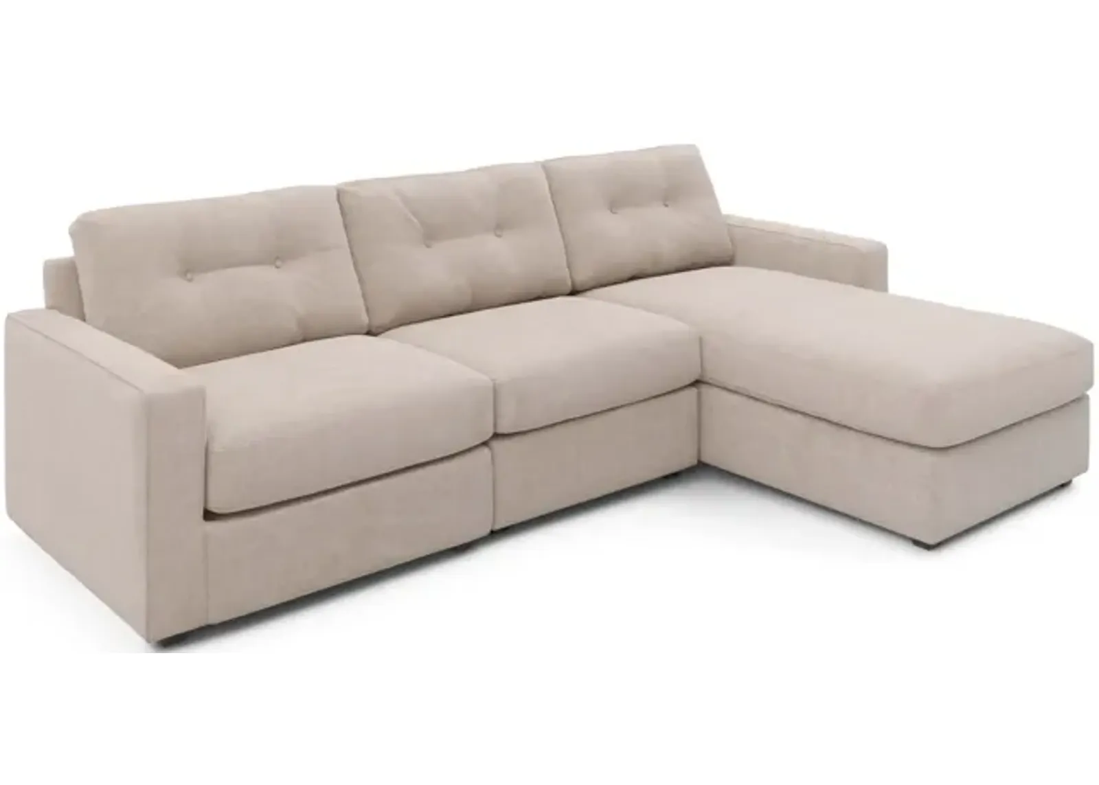 ModularOne 4 Piece Sectional - Stone