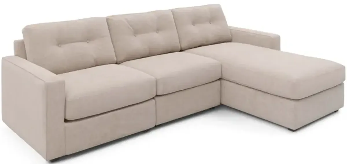 ModularOne 4 Piece Sectional - Stone