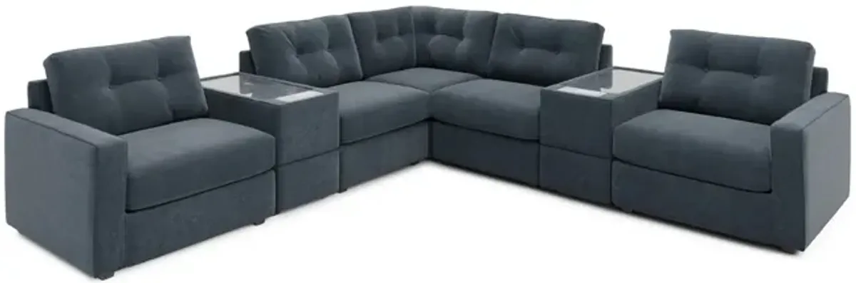 ModularOne 7 Piece Sectional - Navy