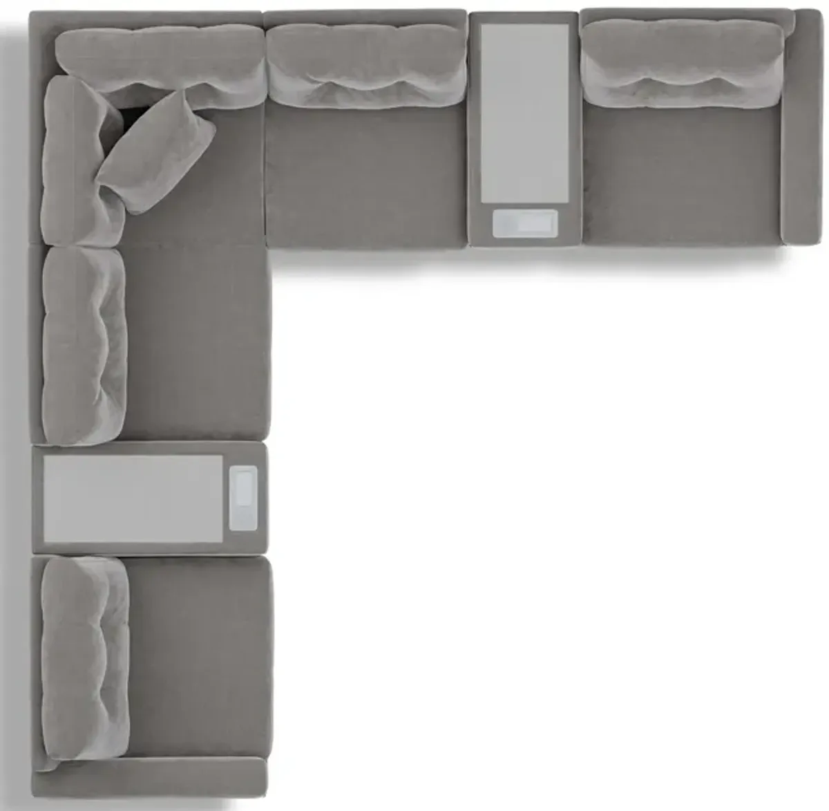 ModularOne 7 Piece Sectional - Granite